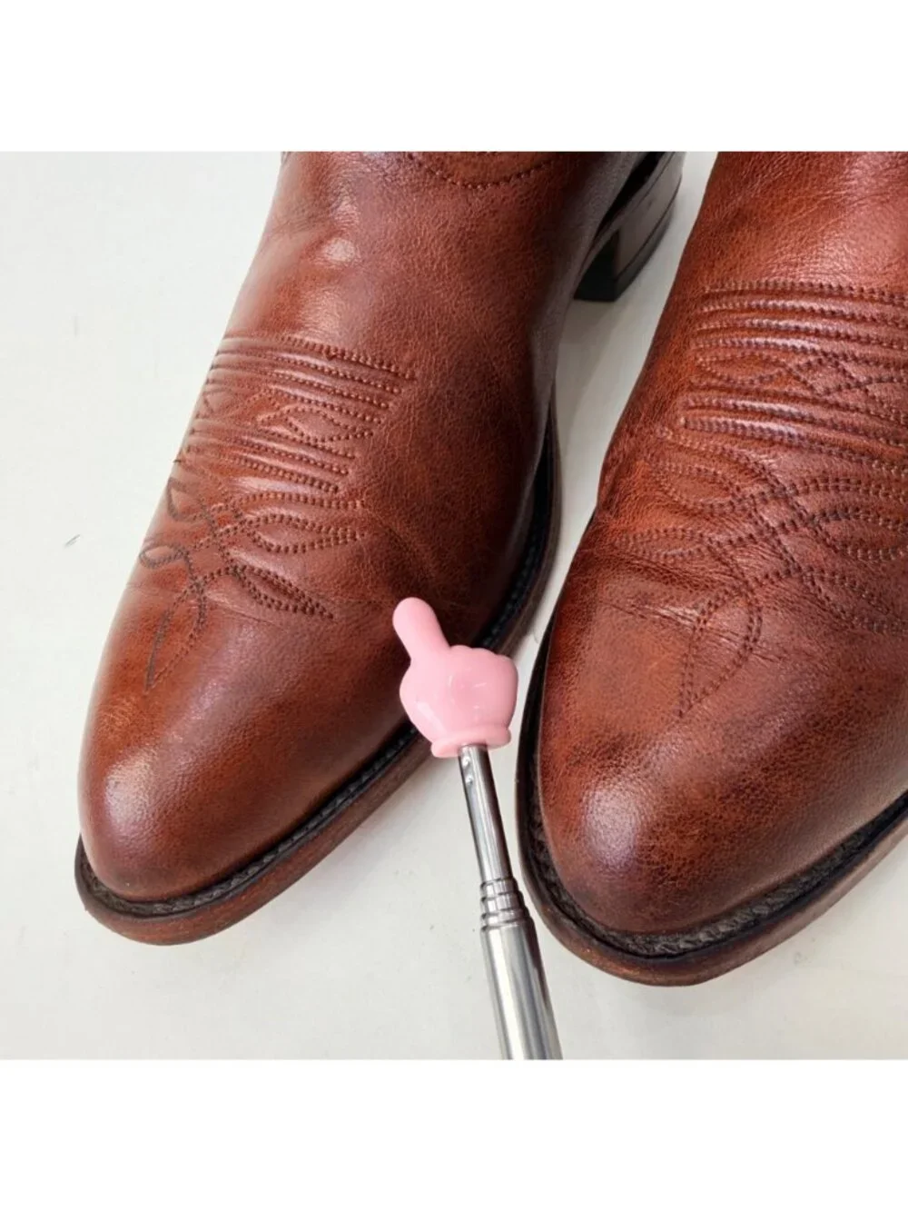 Boulet Western Boots Made in Canada Brown Leather Roper Round Toe Men’s Size 10